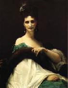 Alexandre  Cabanel La Comtesse de Keller oil painting artist